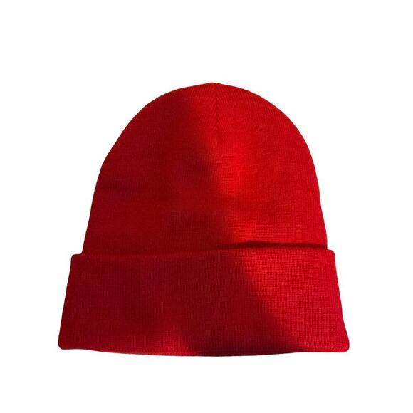 Yea.Nice Premium Beanie Logo Cuffed Flat Knit Warm Winter Hat - Picture 6 of 9